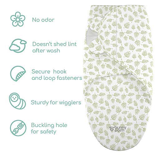 Swaddle Wrap - Green (set of 3)